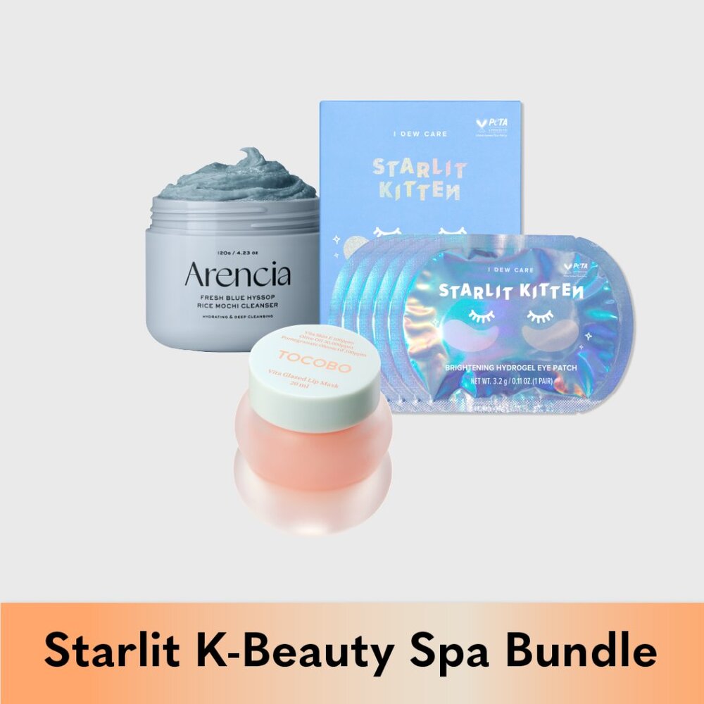 Starlit Spa Korean Beauty Bundle I Dew Care, Tocobo, Arencia